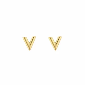 Oorbellen V goud