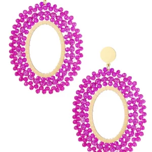 Oorbellen Fuchsia