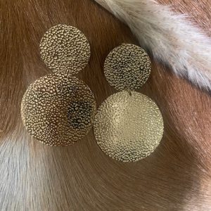 Oorbellen rond goud